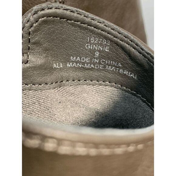 Michael Shannon Womens Side Zip High Heeled Ankle Boots Gray Size 9 - Picture 10 of 15